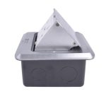 Ổ cắm điện âm sàn Tenko TK-J02-15 2 ổ cắm (màu Bạc) (5)