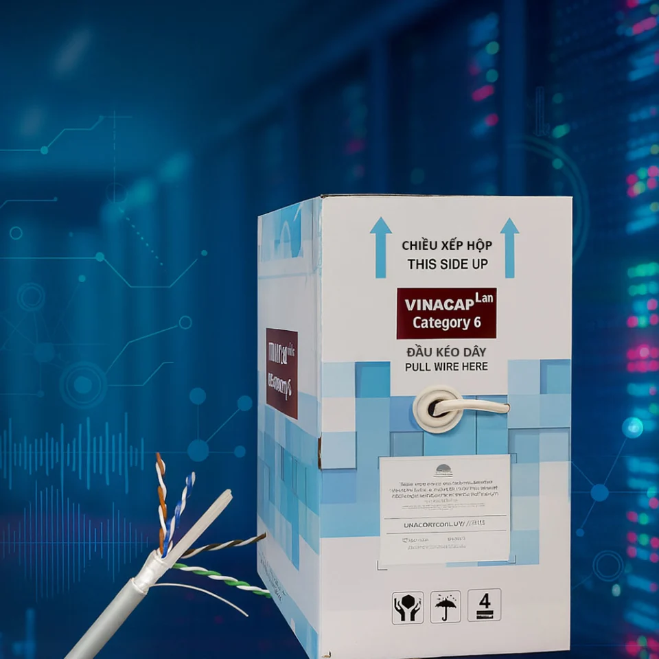 Cáp Mạng VinaLan Cat6 UTP 4 Đôi (305m_cuộn)