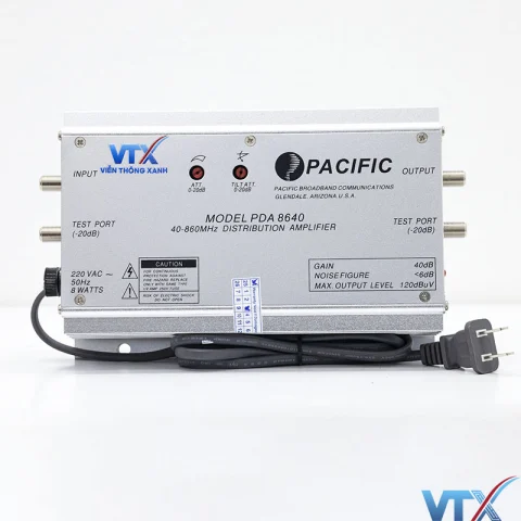 Khuếch Đại Truyền Hình Cáp PACIFIC PDA 8640