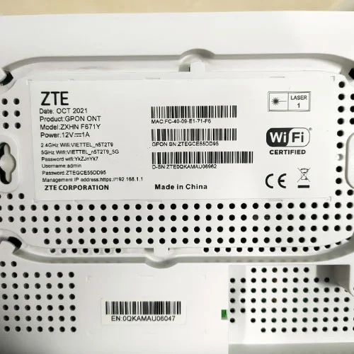 ZXHN F671Y GPON Gateway 2 băng tần AC1200 Gigabit (1)