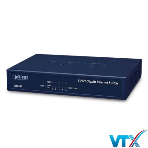Bộ chuyển mạch Switch 5-port Gigabit GSD-503