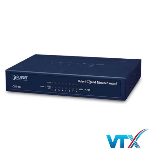 Switch PLANET GSD-803 Gigabit Ethernet 8 port 10/100/1000