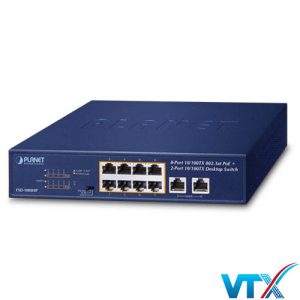 Switch Planet FSD-1008HP 8 cổng PoE + 2 cổng TX
