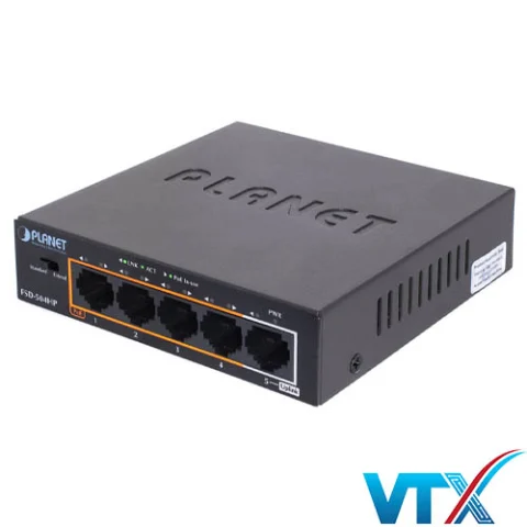 Switch Planet FSD-504HP 4 port POE + 1 port 10/100Mbps