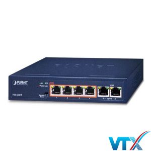 Switch Planet FSD-604HP 4 cổng PoE + 2 cổng TX