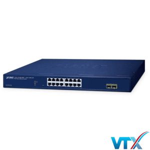 Switch PLANET GS-2210-16T2S – 16-Port 10/100/1000T