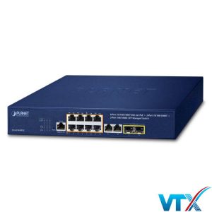 Switch chia mạng Planet GS-4210-8P2C được quản lý