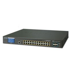 GS-5220-24PL4XV/GS-5220-24PL4XVR Switch L2+ 24x1G 802.3at PoE + 4x10G SFP+ Converter