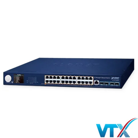 Switch PLANET GS-6311-24P4XV - L3 24-Port 10/100/1000T