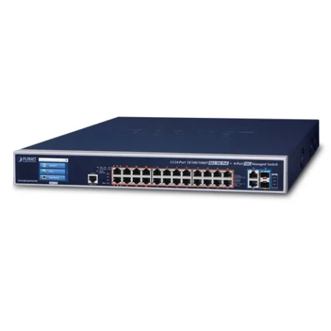 Switch Planet GS-6320-24UP2T2XV  Layer 3 24 cổng PoE