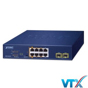 Switch để bàn Planet GSD-1022UP 8 cổng RJ45 + 2 khe cắm SFP