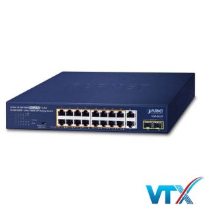 Switch Planet GSD-2022P 16 cổng PoE + 2 cổng GE+ 2 cổng SFP