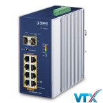 IGS-1020PTF-12V - Switch công nghiệp 8-Port 10_100_1000T 802.3at PoE + 2-Port 100_1000X SFP_2