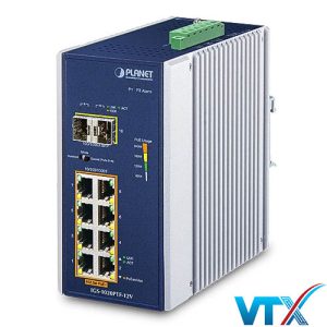 Switch Planet IGS-1020PTF-12V 8 cổng PoE + 2 cổng SFP