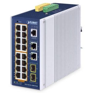 Switch Planet IGS-4215-16P2T2S 16x1G/PoE+ 2x1G RJ45 + 2x1G SFP