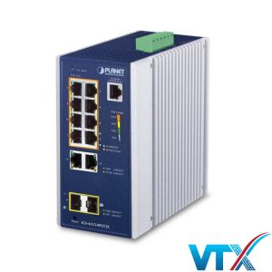Switch chia mạng PoE IGS-4215-8P2T2S 10 cổng RJ45+ 2 SFP