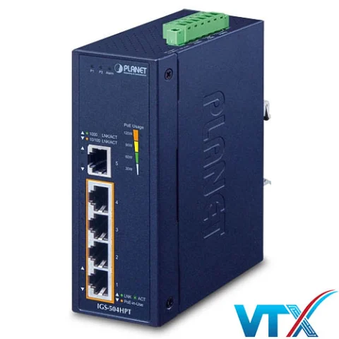 Switch Planet IGS-504HPT 4-Port 10/100/1000T 802.3at PoE