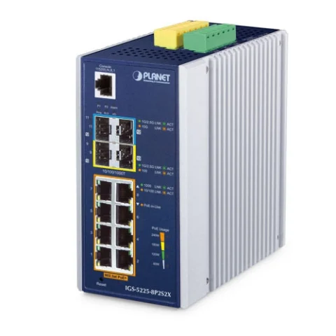 Switch công nghiệp PLANET IGS-5225-8P2S2X L3