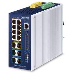 IGS-6329-8UP2S4X Switch công nghiệp L3 8x1G/PoE + 2x1G/2.5G SFP + 4x10G SFP+