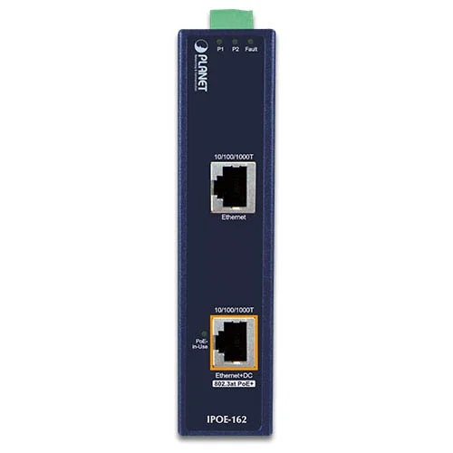 IPOE-162 - Bộ cấp nguồn qua Ethernet Gigabit IEEE 802.3at công nghiệp Plus (Mid-span)_2