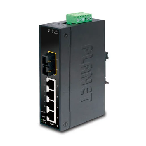ISW-511_ISW-511S15 - Switch công nghiệp 4-Port 10_100Base-TX + 1-Port 100Base-FX_1