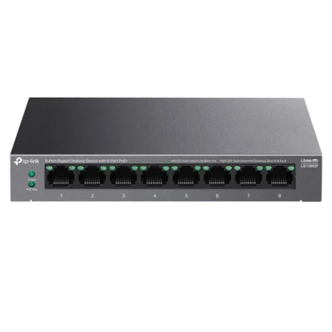 LS108GP Switch POE TP-LINK để bàn với 8 cổng Gigabit PoE+