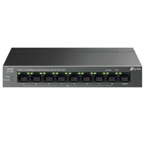 LS109P Switch TP-LINK Để Bàn 9 Cổng 10/100Mbps với 8 Cổng PoE+