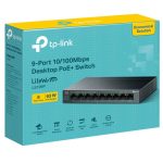 LS109P Switch TP-LINK Để Bàn 9 Cổng 10100Mbps với 8 Cổng PoE+ (4)