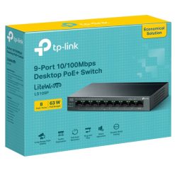 LS109P Switch TP-LINK Để Bàn 9 Cổng 10100Mbps với 8 Cổng PoE+ (4)