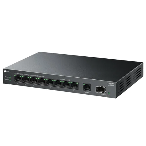 LS1210GP Switch TP-LINK Để Bàn Gigabit 10 Cổng với 8 Cổng PoE+ (3)