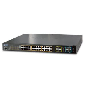 SGS-5220-24P2X Switch L2+ 24x1G 802.3at PoE + 2x10G SFP+
