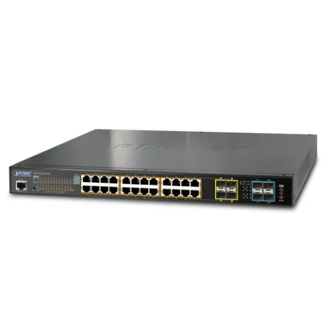 SGS-5220-24P2X Switch L2+ 24x1G 802.3at PoE + 2x10G SFP+