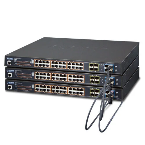 SGS-5220-24P2X Switch L2+ 24x1G 802.3at PoE + 2x10G SFP+