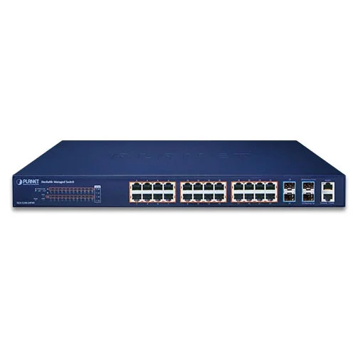 SGS-5240-24P4X Stack Switch 24 cổng 1G 802.3at PoE + 4 khe 10G SFP+ (1)