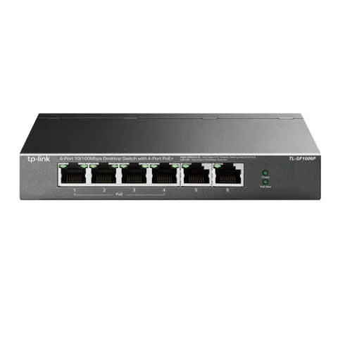 TL-SF1006P Switch TP-Link Để Bàn 6 Cổng 10/100Mbps với 4 Cổng PoE+