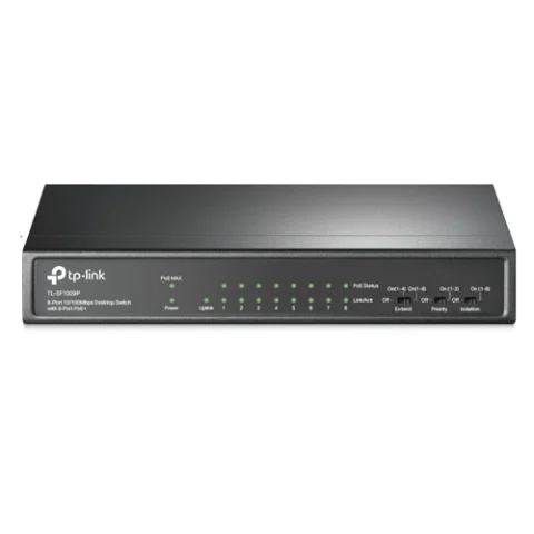 TL-SF1009P Switch PoE TP-Link để bàn 9 Cổng 10/100Mbps với 8 Cổng PoE+