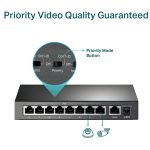 TL-SF1009P Switch PoE TP-Link để bàn 9 Cổng 10100Mbps với 8 Cổng PoE+ (5)