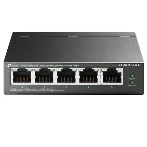 TL-SG1005LP Switch để bàn 5 cổng Gigabit với 4 cổng PoE+