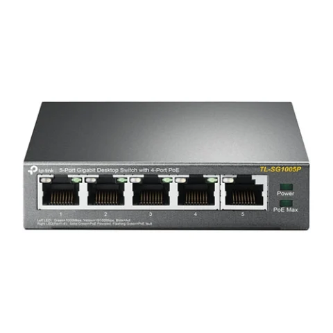 TL-SG1005P Switch để bàn Gigabit 5 cổng với 4 cổng PoE