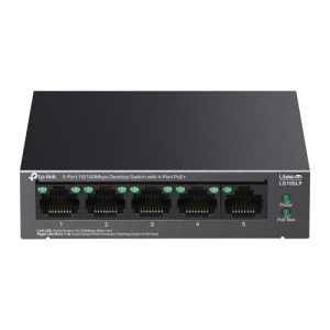TL-SG105 Switch TP-LINK Để Bàn 5 Cổng 10/100Mbps với 4 Cổng PoE