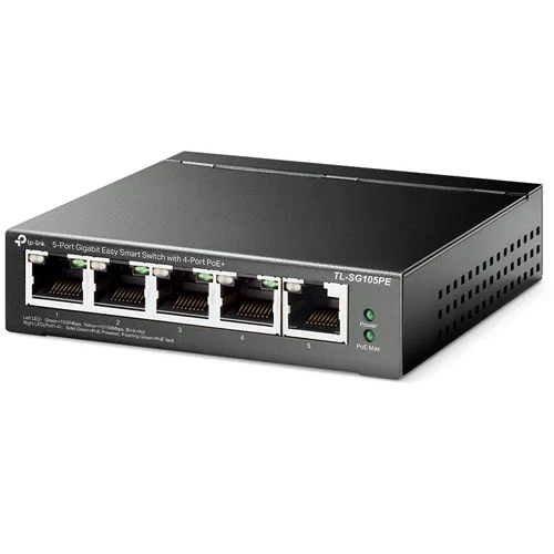 TL-SG105PE Switch TP-LINK Easy Smart 5 cổng Gigabit với 4 cổng PoE+ (2)