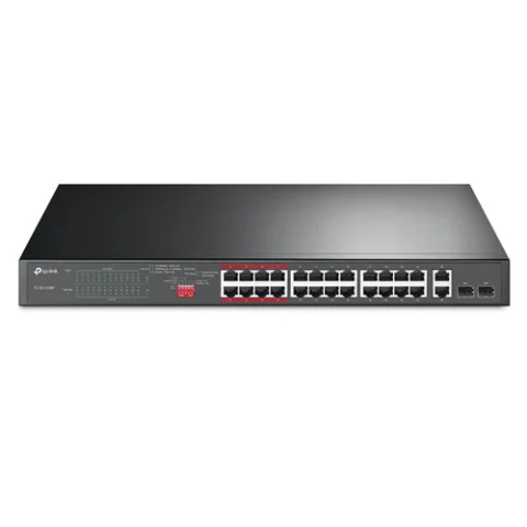 TL-SL1226P Switch TP-LINK 24 cổng POE+ 10/100Mbps + 2 cổng Gigabit