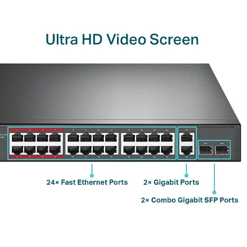 Switch chia mạng TP-LINK 24 Port 10/100Mbps TL-SL1226
