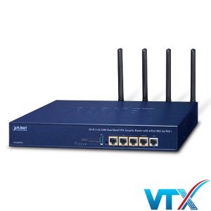 Router WiFi 5 Planet VR-300PW5 với 4 cổng 802.3at PoE+