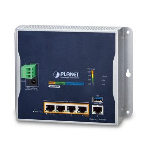 WGR-500-4P Router công nghiệp với 4 cổng Gigabit 802.3at PoE+