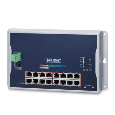 WGS-4215-16P2S Switch công nghiệp treo tường 16x1G PoE + 2x1G SFP