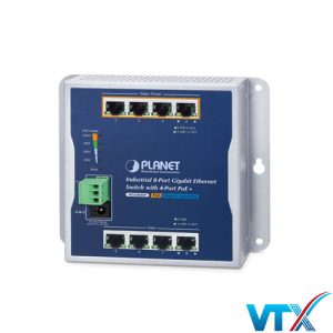 Switch công nghiệp PLANET WGS-804HP 8-Port 10/100/1000T