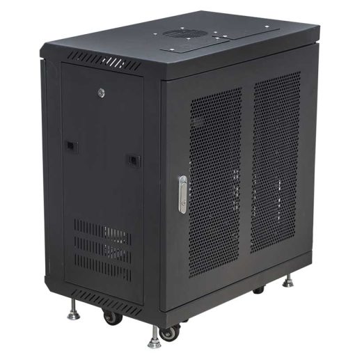 Góc nghiêng mặt sau tủ rack MAXTEL 12 Series