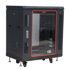 Mặt trước góc nghiêng phải tủ rack 12U