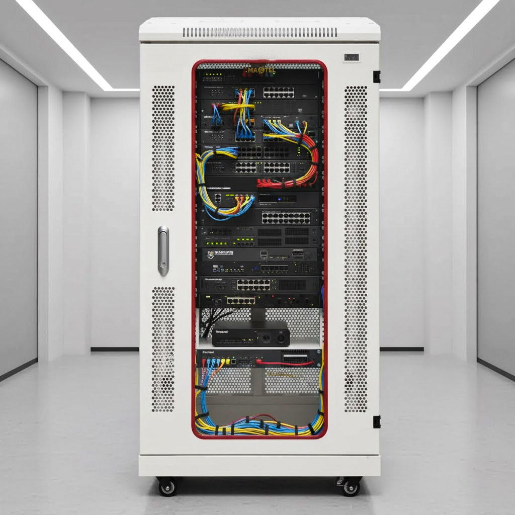 Tủ rack 22u trong doanh nghiệp
